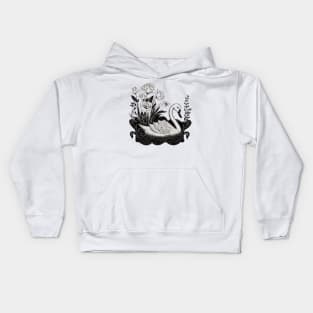 Beautiful Swan Kids Hoodie